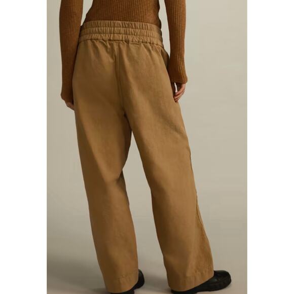 Everlane The Canvas Organic Cotton Pull-On Pant Relaxed Fit Cappuccino - Picture 5 of 13